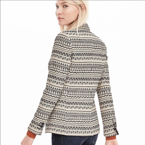 Banana Republic Jacquard One Button Blazer - Picture 4 of 5